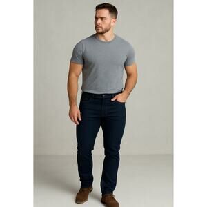 Barbell Apparel Men’s Jeans 32x34 Straight Athletic Fit 2.0 Dark Rinse NWT